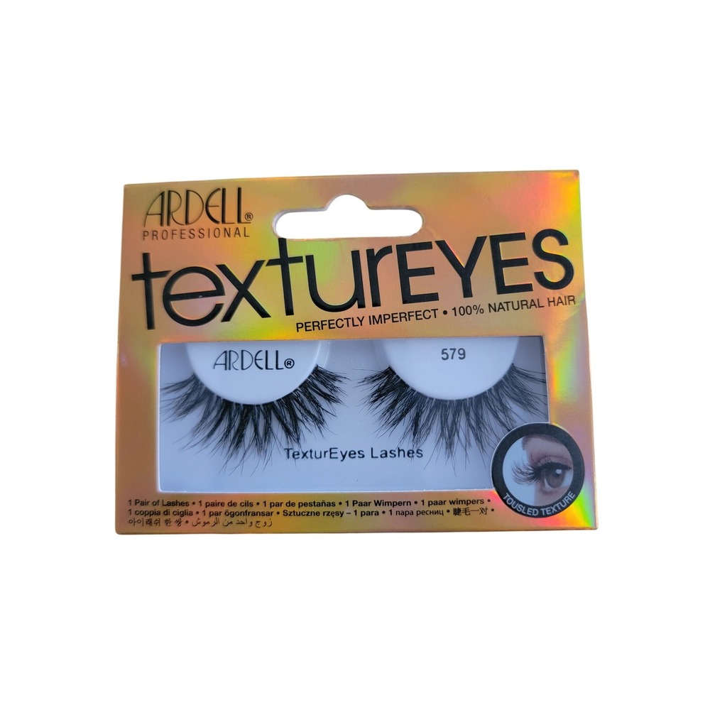 Ardell Professional TextureEyes Lashes 579 Perfectly Imperfect 100% Natural Hair - Picture 2 of 2